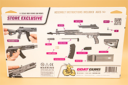 The concrete gray AK-12 Image of the back side of the Jack's Premium Meat AK-12 box