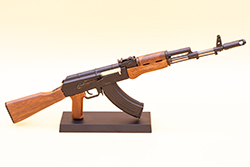 The black and brown AK-47 Image of Aknowledged AK-47 Model