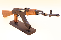 The black and brown AK-47 Image of Aknowledged AK-47 Model