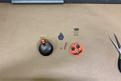 Painting process of the Halloween AK-47 Production photo of Jakal model