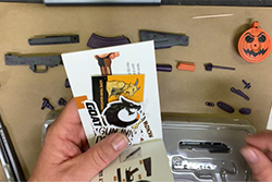 Painting process of the Halloween AK-47 Production photo of Jakal model