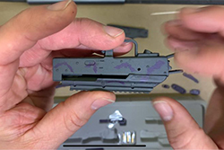 Painting process of the Halloween AK-47 Production photo of Jakal model