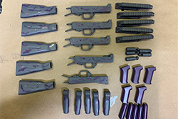 Painting process of the Halloween AK-47 Production photo of Jakal model