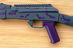 Painting process of the Halloween AK-47 Production photo of Jakal model