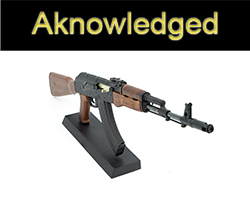 Details about the AK-47 model Aknowledged Aknowledged