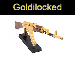 Details about the AK-47 model Goldilocked Goldilocked