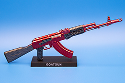 The Metallic Red and Carbon Fiber AK-47 Image of AK-47 Model Red Team
