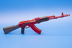 The Metallic Red and Carbon Fiber AK-47 Image of AK-47 Model Red Team