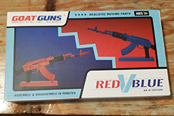 The red and blue AK-47s Image of AK-47 Models Red vs Blue Box