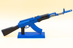 The blue and black AK-47 Image of the blue AK-47 Model