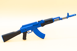 The blue and black AK-47 Image of the blue AK-47 Model