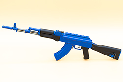 The blue and black AK-47 Image of the blue AK-47 Model