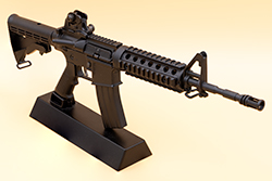 The black AR-15/M4A1 Image of Jack's Meat AK-12 Model