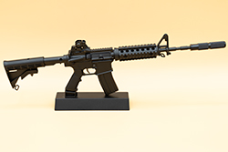 The black AR-15/M4A1 Image of Jack's Meat AK-12 Model