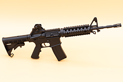 The black AR-15/M4A1 Image of Jack's Meat AK-12 Model