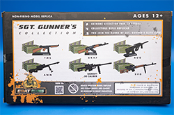 Image of the back of the original Desert Storm (Camo) AWM Model box