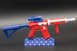The Red White and Blue SBR AR-15 Image of M4R1CA 2.0 Model