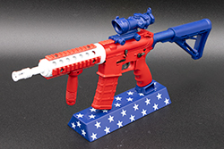 The Red White and Blue SBR AR-15 Image of M4R1CA 2.0 Model