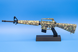 The Splattered Jungle Camo M16A1 Image of M16A1 model Digies