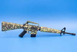 The Splattered Jungle Camo M16A1 Image of M16A1 model Digies