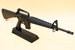 The black M16A1 Image of M16A1 model Fugazi