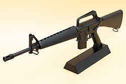 The black M16A1 Image of M16A1 model Fugazi