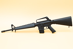 The black M16A1 Image of M16A1 model Fugazi