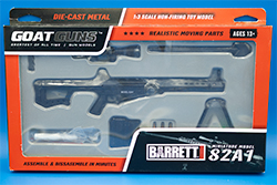 The black M82A1 Box Image of the Almighty M82A1 Model in Box from the Front