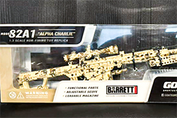 Alpha Charlie Preassembled display box The GoatGuns M82A1 model Alpha Charlie in the preassembled display box