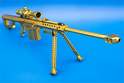The gold M82A1 Image of the Chest Candy M82A1 Model