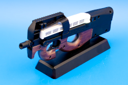 RC-P90 image of the Goldeneye black and wood P90 model