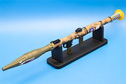 The P-51 Mustang RPG-7 model Image of the RPG-7 Model Nosebomb