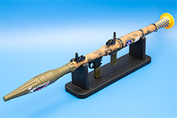The P-51 Mustang RPG-7 model Image of the RPG-7 Model Nosebomb