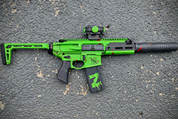 The SIG MCX Rattler Zombie Rare Edition. The SIG MCX Rattler Zombie Rare Edition.