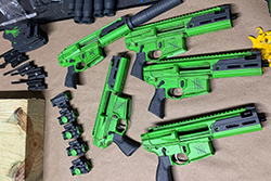 Production photos of the SIG MCX Rattler Zombie Rare Edition. Production photos of the SIG MCX Rattler Zombie Rare Edition.
