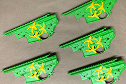Production photos of the SIG MCX Rattler Zombie Rare Edition. Production photos of the SIG MCX Rattler Zombie Rare Edition.