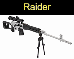 Details about the silver and black SVD model Raider Raider